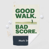 Grappige golfcitaten voor golfers golfhanddoek (Insitu)