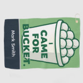 Grappige golfcitaten voor golfers golfhanddoek (Horizontaal)