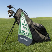 Grappige golfcitaten voor golfers golfhanddoek (Groen)