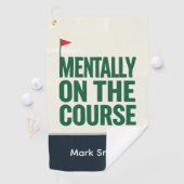 Grappige golfcitaten voor golfers golfhanddoek (Insitu)