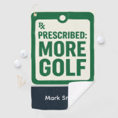 Grappige golfcitaten voor golfers golfhanddoek (Insitu)