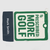 Grappige golfcitaten voor golfers golfhanddoek (Horizontaal)