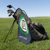 Grappige golfcitaten voor golfers golfhanddoek (Groen)
