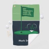 Grappige golfcitaten voor golfers  golfhanddoek (Insitu)