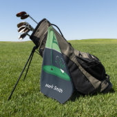 Grappige golfcitaten voor golfers  golfhanddoek (Groen)