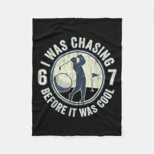 Grappige Golfer 67 Meme Golfgrap Chasing 67 Fleece Deken