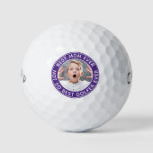 Grappige golfer beste mam ooit gepersonaliseerde f golfballen (Voorkant)