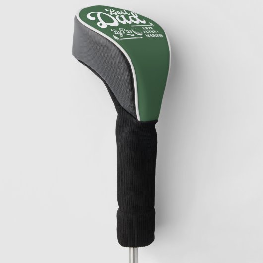 Grappige golfer beste vader door par | VADERDAG Golfheadcover (Schuin)