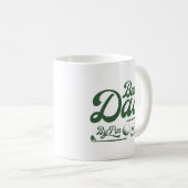 Grappige golfer beste vader door par | VADERDAG Koffiemok (Voorkant rechts)