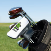 Grappige Golfer Bold Typografie Golf Lovers Club Golfheadcover (Insitu)