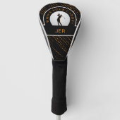 Grappige Golfer Caddy Quote Custom Monogrammed Zwa Golfheadcover (Voorkant)