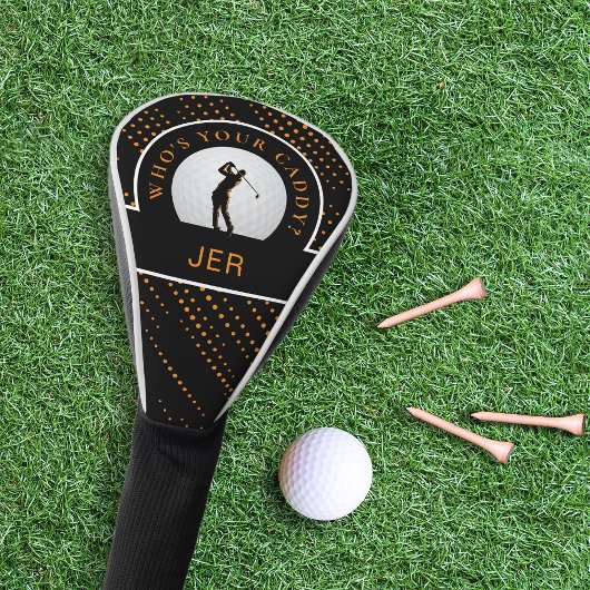 Grappige Golfer Caddy Quote Custom Monogrammed Zwa Golfheadcover