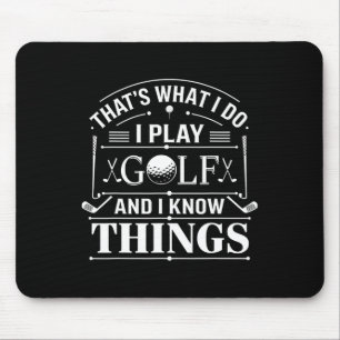 Grappige Golfer Dat is Wat Ik Doe Ik Golf En Ik We Muismat