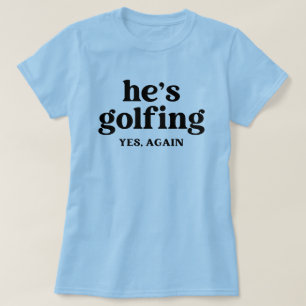Grappige golfer-echtgenote voor vrouwen golf cadea t-shirt