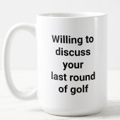 Grappige Golfer Humor Golf Talk Dad Gift Koffiemok