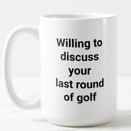 Grappige Golfer Humor Golf Talk Dad Gift Koffiemok