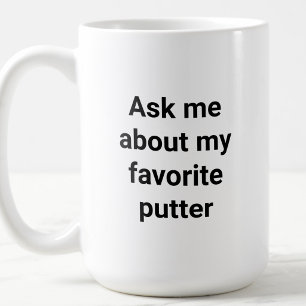 Grappige Golfer Humor Vraag Me Over Mijn Favoriete Koffiemok