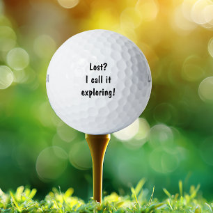 Grappige golfgrap verloren? Ik noem het verkennen Golfballen