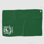Grappige golfhanddoek - 'Alleen praten golf vandaa (Horizontaal)