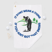 Grappige golfhanddoek voor mannen (Insitu)