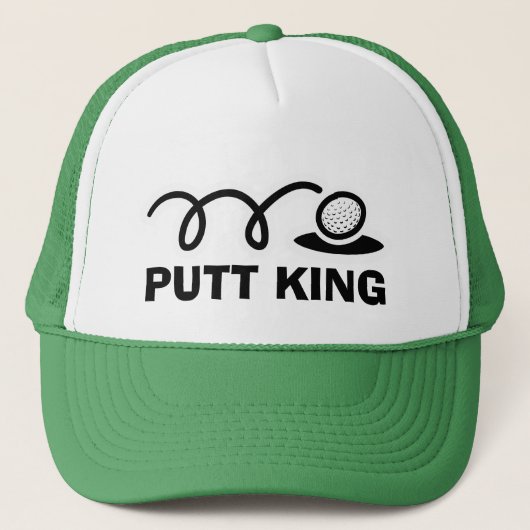 Grappige golfhoeden | Putt King Trucker Pet (Voorkant)