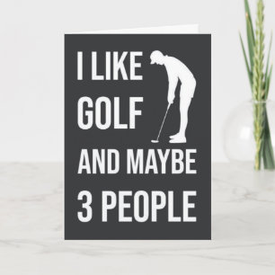 Grappige Golfkaarten Sporthumor Voor Golffriend Kaart
