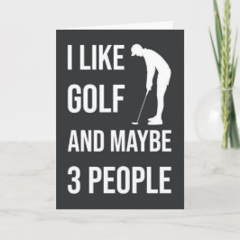 Grappige Golfkaarten Sporthumor Voor Golfvriend Kaart