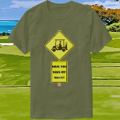 Grappige golfkar chauffeur heb je mijn ballen gezi t-shirt