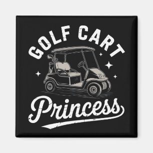 Grappige Golfkar Princess Sarcasme Golfende Dames Magneet