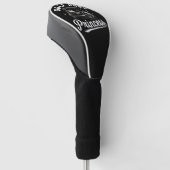 Grappige Golfkar Prinses Sarcasme Golfende Dames Golfheadcover (Schuin)