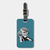 grappige golfkat bagagelabel (Voorkant verticaal)