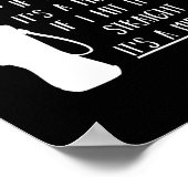 Grappige golfkleding en grappige golfkleding Uni-A Poster (Hoek)