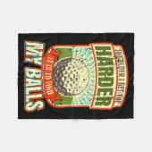 Grappige golfshirts voor mannen, grappige golfer S Fleece Deken (Voorkant (Horizontaal))