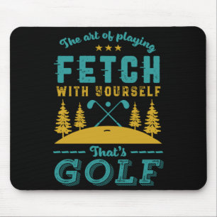Grappige golfspeler citaat golfers houden van golf muismat