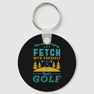 Grappige golfspeler citaat golfers houden van golf sleutelhanger