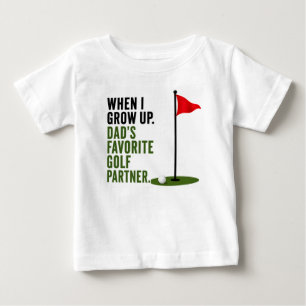 Grappige golfuitdrukking voor golfbabytje