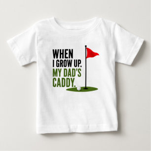 Grappige golfuitdrukking voor golfbabytje