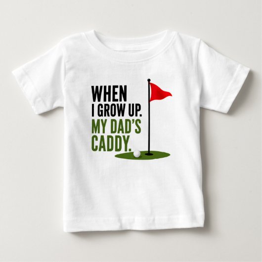 Grappige golfuitdrukking voor golfbabytje (Voorkant)