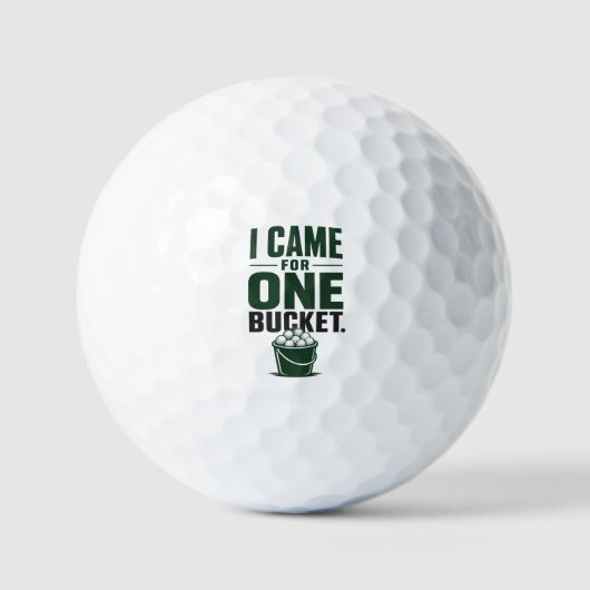 Grappige golfuitdrukking voor golfer  golfballen (Voorkant)