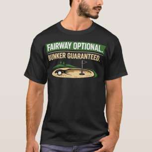 Grappige golfuitdrukking voor golfer t-shirt