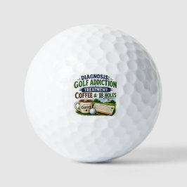Grappige golfuitspraak voor golfer golfballen