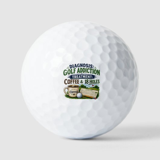 Grappige golfuitspraak voor golfer golfballen (Voorkant)