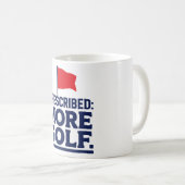 Grappige golfuitspraak voor golfer koffiemok (Voorkant rechts)