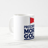 Grappige golfuitspraak voor golfer koffiemok (Voorkant links)