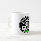 Grappige golfuitspraak voor golfer koffiemok (Voorkant links)