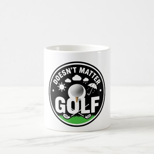 Grappige golfuitspraak voor golfer koffiemok (Center)