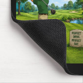 Grappige golfuitspraak voor golfer muismat (Hoek)