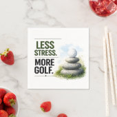 Grappige golfuitspraak voor golfer servet (Insitu)