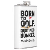 Grappige golfverslaafde quote voor golfverslaafden heupfles (Rechts)