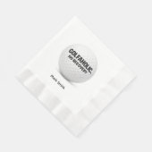 Grappige golfverslaafde quote voor golfverslaafden servet (Hoek)
